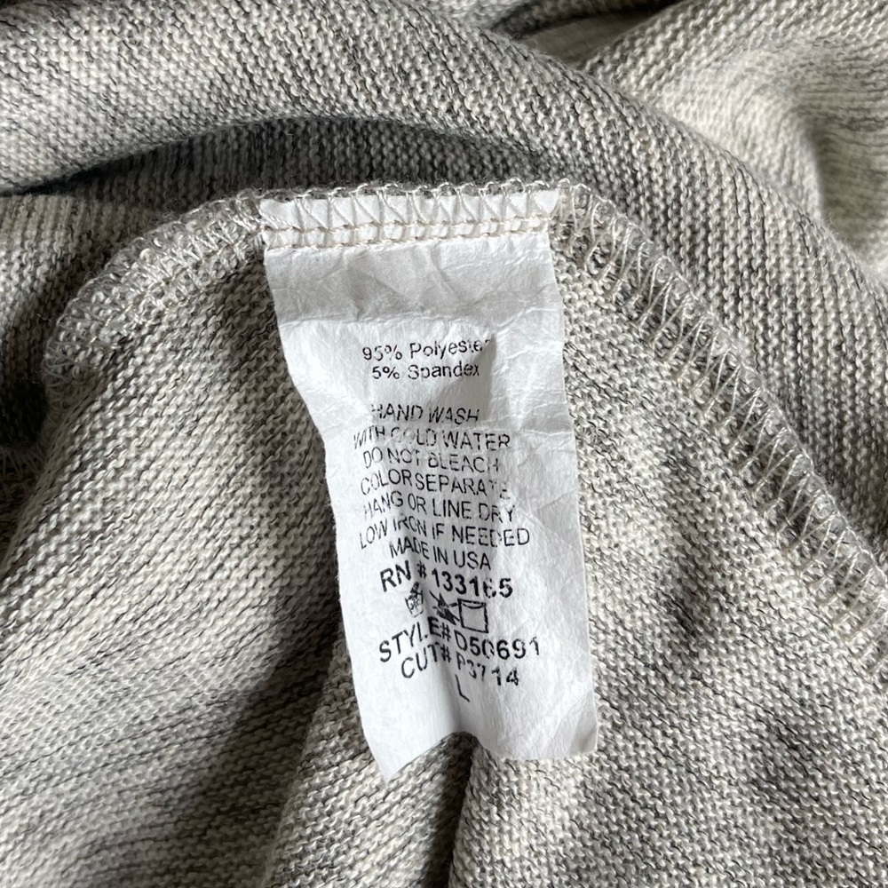 Alya Heather Gray Knit Dress - Size L - Picture 9 of 9